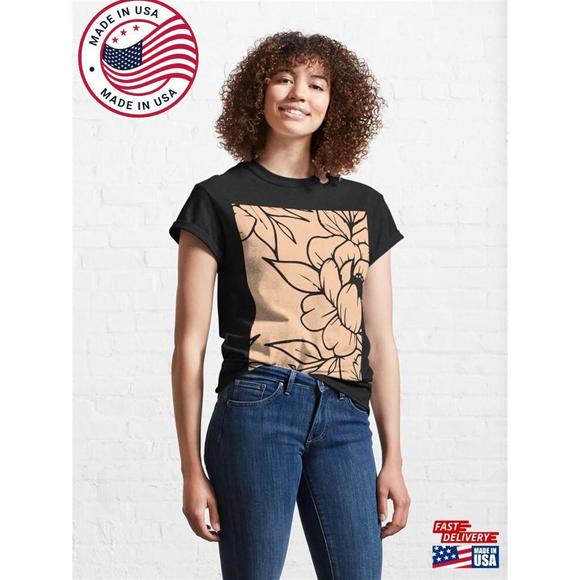 Other - Minimal Flower Pattern Classic T-Shirt  Unisex